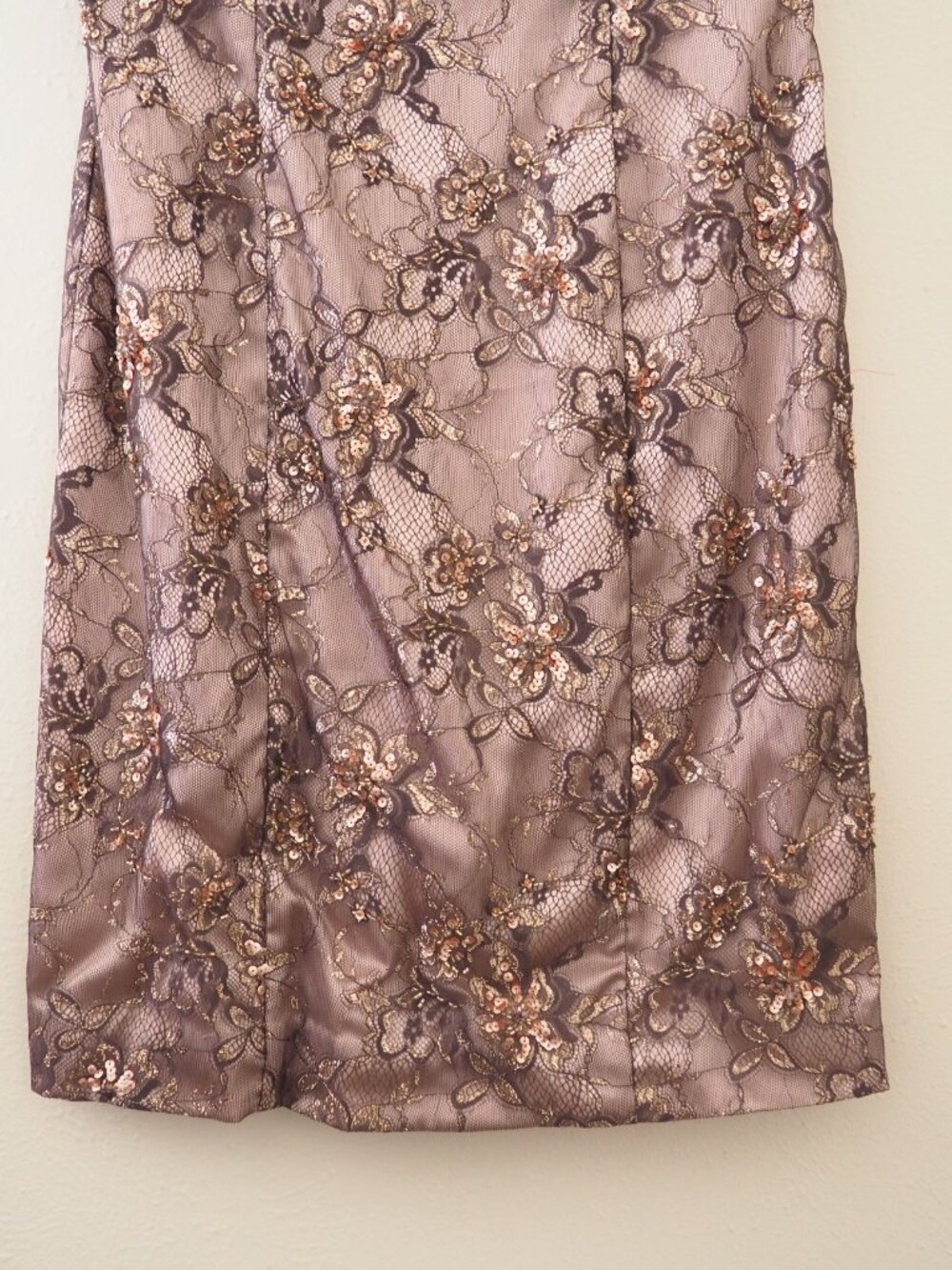 Sue Wong Nocturne Sleeveless Lace Dress sz 8 - Picture 3 of 8